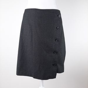 Banana Republic Wrap Buttonown Skirt